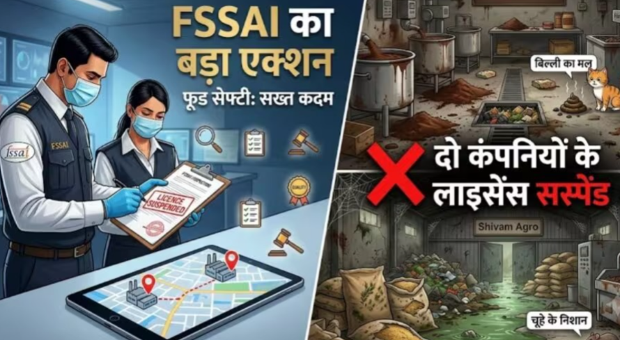 FSSAI Big Action: Licences of 2 Food Companies Suspended Over Serious Hygiene Violations